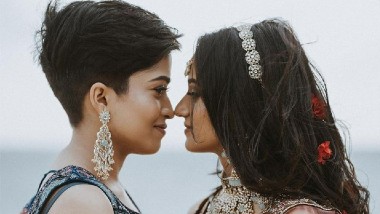 Kerala Lesbian Couple: బీచ్‌లో ఉంగరాలు మార్చుకుని ఒక్కటైన స్వలింగ సంపర్కుల జంట, సోషల్ మీడియాలో ఉంగరాలు మార్చుకున్న ఫోటోలు వైరల్